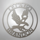 Custom Metal Wall Art - Personalized Patriotic Eagle Sign