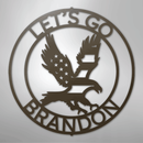 Custom Metal Wall Art - Personalized Patriotic Eagle Sign