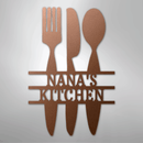 Custom Metal Wall Art - Personalized Kitchen Sign