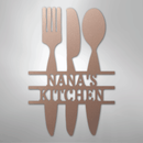 Custom Metal Wall Art - Personalized Kitchen Sign