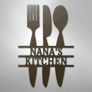 Custom Metal Wall Art - Personalized Kitchen Sign