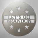 Custom Metal Wall Art - Personalized Patriotic Sign