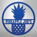 Custom Metal Wall Art - Personalized Pineapple Welcome Sign