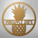 Custom Metal Wall Art - Personalized Pineapple Welcome Sign