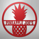 Custom Metal Wall Art - Personalized Pineapple Welcome Sign