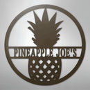 Custom Metal Wall Art - Personalized Pineapple Welcome Sign