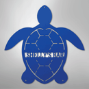 Custom Metal Wall Art - Personalized Sea Turtle Monogram Sign