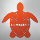 Custom Metal Wall Art - Personalized Sea Turtle Monogram Sign