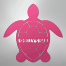 Custom Metal Wall Art - Personalized Sea Turtle Monogram Sign