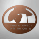 Custom Metal Wall Art - Personalized Cowgirl Sign