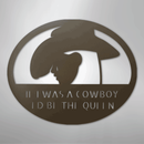 Custom Metal Wall Art - Personalized Cowgirl Sign