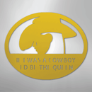 Custom Metal Wall Art - Personalized Cowgirl Sign