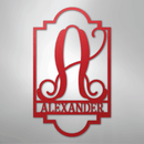 Custom Metal Wall Art - Personalized Split Letter Name Monogram Sign