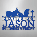 Custom Metal Wall Art - Personalized Biker Memorial Sign