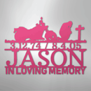 Custom Metal Wall Art - Personalized Biker Memorial Sign
