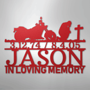 Custom Metal Wall Art - Personalized Biker Memorial Sign