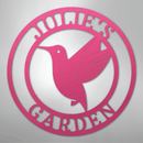 Custom Metal Wall Art - Personalized Hummingbird Name Sign