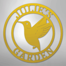 Custom Metal Wall Art - Personalized Hummingbird Name Sign
