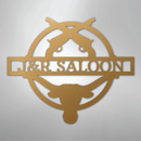 Custom Metal Wall Art - Personalized Saloon Name Monogram Sign