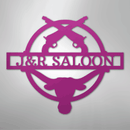 Custom Metal Wall Art - Personalized Saloon Name Monogram Sign