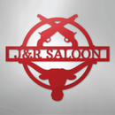 Custom Metal Wall Art - Personalized Saloon Name Monogram Sign