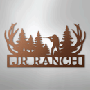 Custom Metal Wall Art - Personalized Hunting Sign