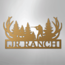 Custom Metal Wall Art - Personalized Hunting Sign