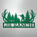 Custom Metal Wall Art - Personalized Hunting Sign