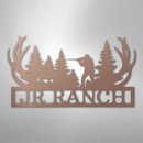 Custom Metal Wall Art - Personalized Hunting Sign