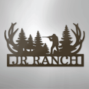 Custom Metal Wall Art - Personalized Hunting Sign