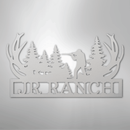 Custom Metal Wall Art - Personalized Hunting Sign
