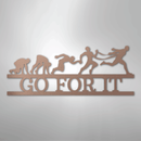 Custom Metal Wall Art - Personalized Running Sports Name Plaque