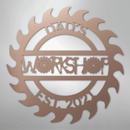 Custom Metal Wall Art - Personalized Workshop Sign