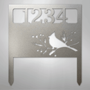 Custom Metal Yard Art - Personalized Garden Address Sign