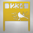 Custom Metal Yard Art - Personalized Garden Address Sign