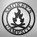 Custom Metal Wall Art - Personalized Fire Pit Sign
