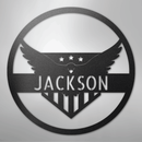 Custom Metal Wall Art - Personalized Flying Eagle Sign