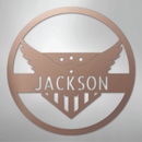 Custom Metal Wall Art - Personalized Flying Eagle Sign