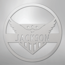 Custom Metal Wall Art - Personalized Flying Eagle Sign