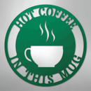 Custom Metal Wall Art - Personalized Coffee Bar Monogram Sign