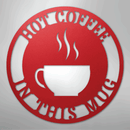 Custom Metal Wall Art - Personalized Coffee Bar Monogram Sign