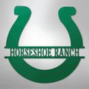 Custom Metal Wall Art - Personalized Horseshoe Sign
