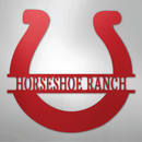 Custom Metal Wall Art - Personalized Horseshoe Sign
