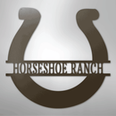 Custom Metal Wall Art - Personalized Horseshoe Sign