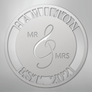 Custom Metal Wall Art - Personalized Mr and Mrs Wedding Sign