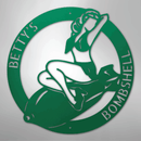 Custom Metal Wall Art - Personalzied Bombshell Lady Sign
