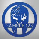 Custom Metal Wall Art - Personalized Home Gym Spartan Sign