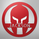 Custom Metal Wall Art -  Personalized Spartan Warrior Sign