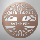 Custom Metal Wall Art - Personalized Tree of Life Family Name Sign