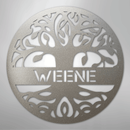 Custom Metal Wall Art - Personalized Tree of Life Family Name Sign